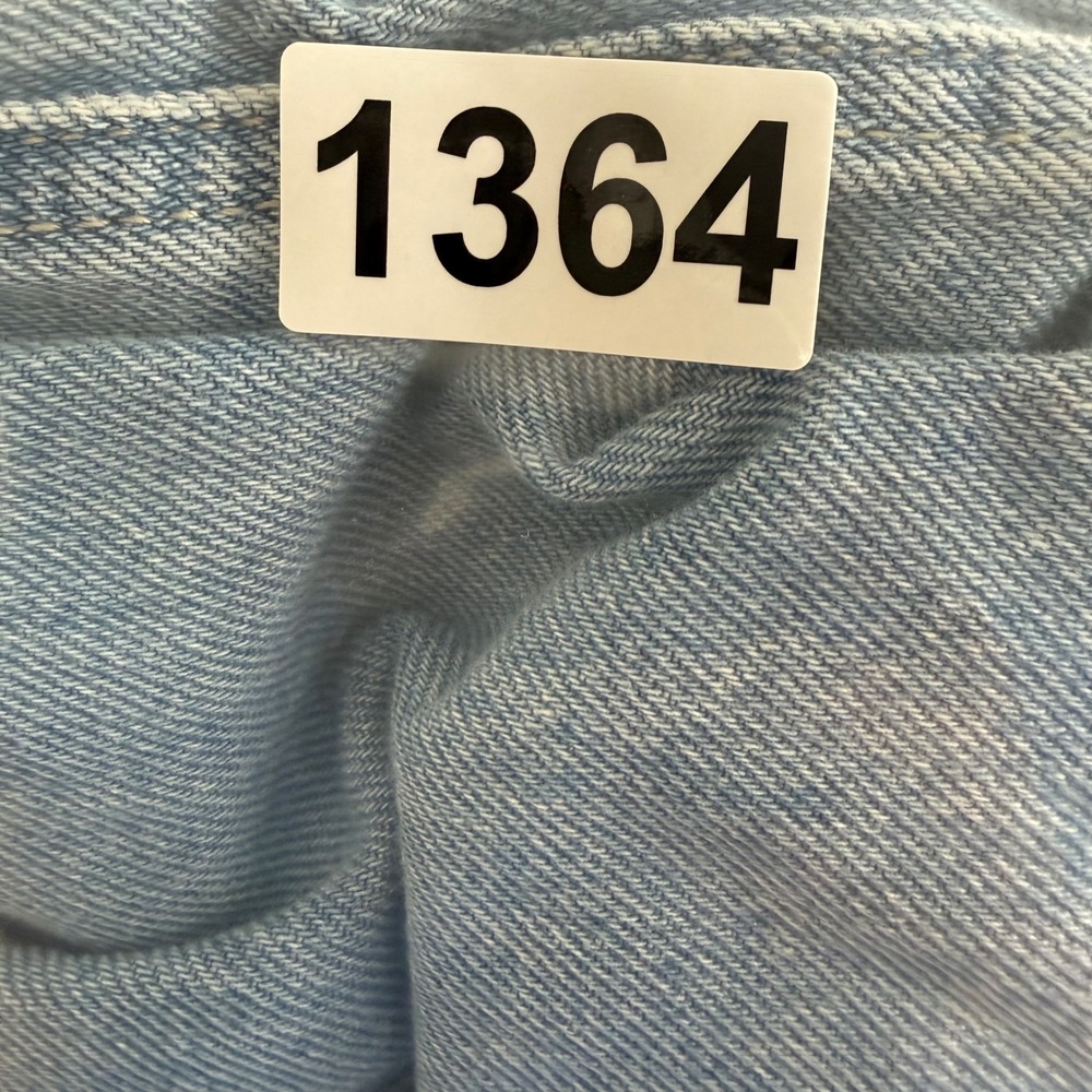 Free People High Roller Denim Overalls Medium Blue Boho Slouchy Harem Jumpsuit - Picture 12 of 12